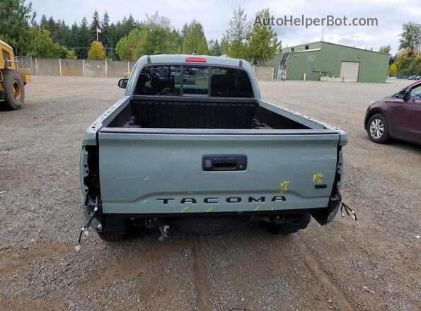 3TYSZ5AN1NT093481 2022 TOYOTA TACOMA Зеленый Вид сзади