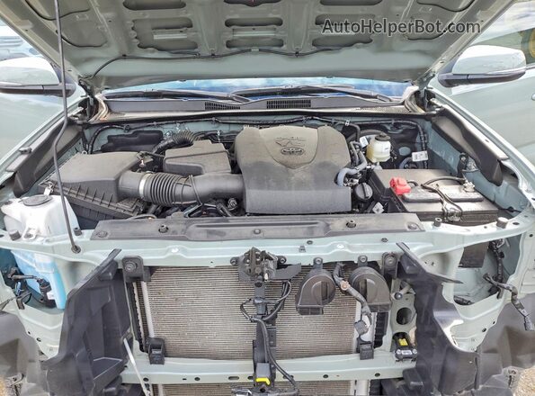 3TYSZ5AN1NT093481 2022 TOYOTA TACOMA Зеленый Вид задней части салона