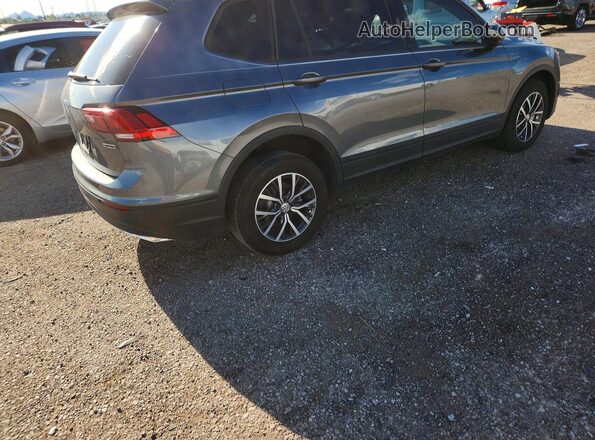 3VV0B7AX0MM078622 2021 VOLKSWAGEN TIGUAN Charcoal Trasero derecho