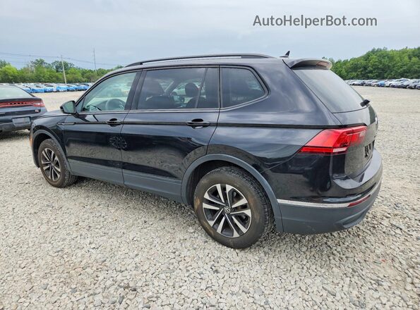 3VV0B7AX2NM169778 2022 VOLKSWAGEN TIGUAN Black Հետևի ձախ