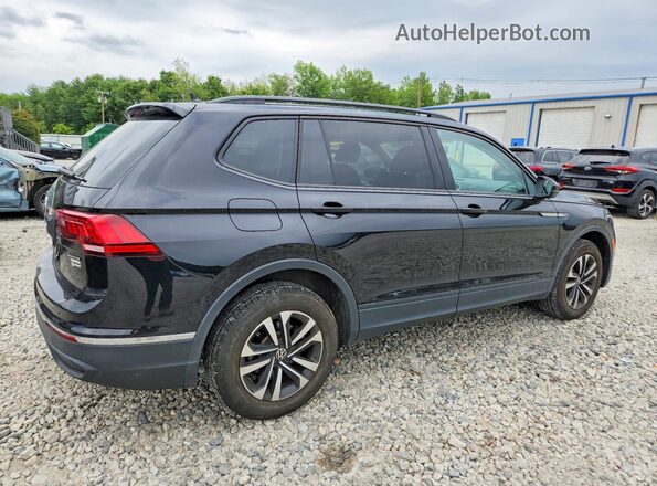 3VV0B7AX2NM169778 2022 VOLKSWAGEN TIGUAN Black Հետևի աջ