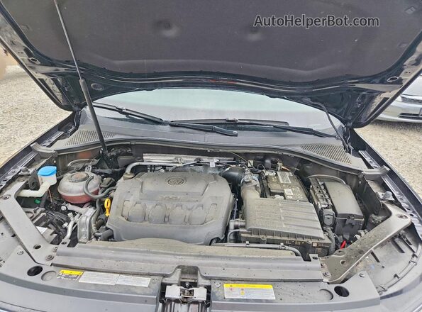 3VV0B7AX2NM169778 2022 VOLKSWAGEN TIGUAN Black Շարժիչի բաժամունքի տեսք