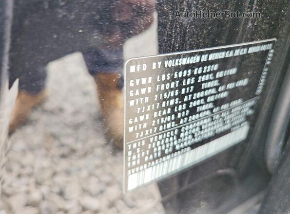3VV0B7AX2NM169778 2022 VOLKSWAGEN TIGUAN Black VIN կոդի պիտակի տեսք