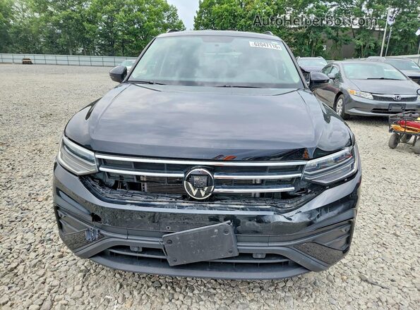 3VV0B7AX2NM169778 2022 VOLKSWAGEN TIGUAN Black Դիմացի տեսք