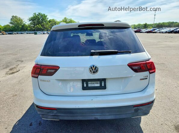 3VV0B7AX4JM042752 2018 VOLKSWAGEN TIGUAN White Widok z tyłu