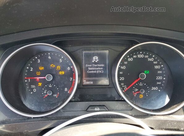 3VV0B7AX4KM022695 2019 VOLKSWAGEN TIGUAN White Սարքավորումների վահանակի տեսք