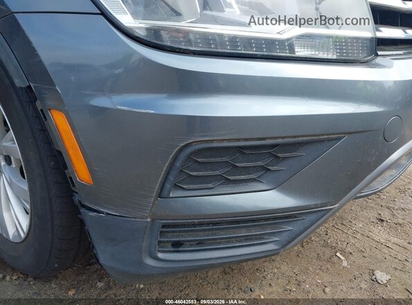 3VV0B7AX6JM124658 2018 VOLKSWAGEN TIGUAN Gray Вид спереду