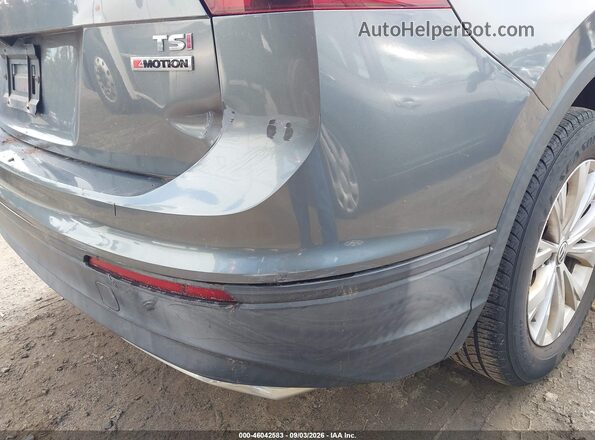 3VV0B7AX6JM124658 2018 VOLKSWAGEN TIGUAN Gray 