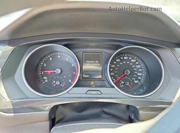 3VV1B7AX0JM208236 2018 VOLKSWAGEN TIGUAN Белый Вид щитка приборов