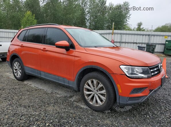 3VV1B7AX2KM146582 2019 VOLKSWAGEN TIGUAN Orange Delantero derecho
