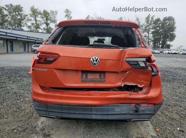 3VV1B7AX2KM146582 2019 VOLKSWAGEN TIGUAN Orange Vista trasera