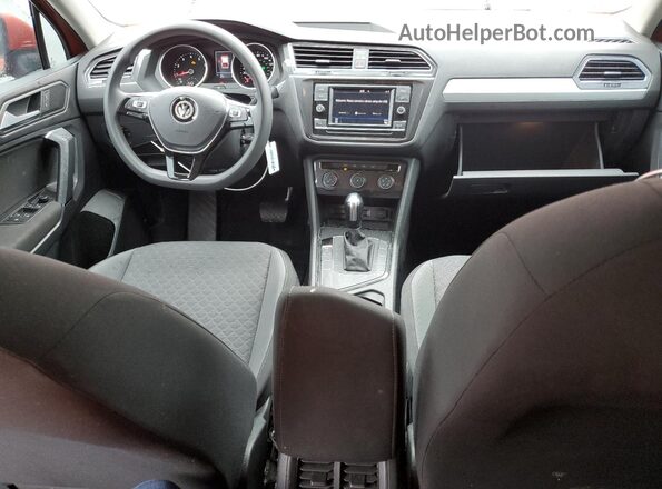 3VV1B7AX2KM146582 2019 VOLKSWAGEN TIGUAN Orange Vista del salpicadero
