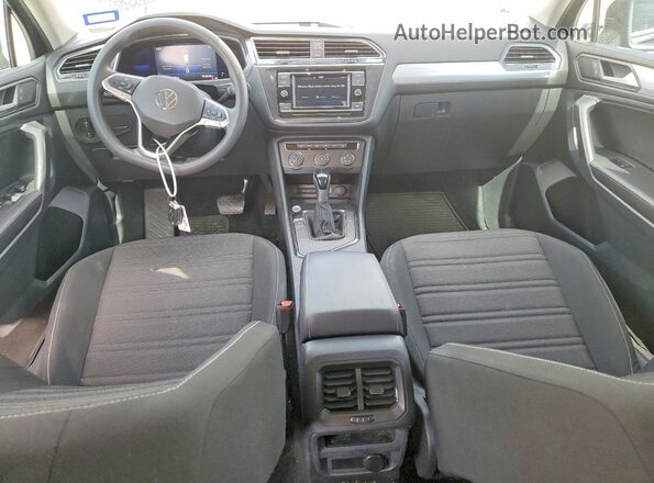 3VV1B7AX2NM014006 2022 VOLKSWAGEN TIGUAN Black წინა პანელის ხედი