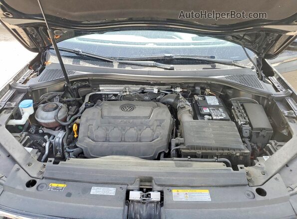 3VV1B7AX2NM014006 2022 VOLKSWAGEN TIGUAN Black ძრავის განყოფილების ხედი