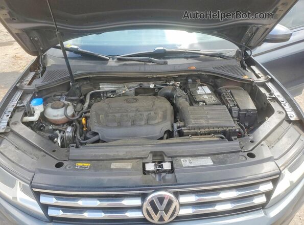3VV1B7AX4LM013954 2020 VOLKSWAGEN TIGUAN Серебряный Вид задней части салона
