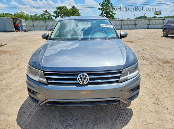 3VV1B7AX7JM204829 2018 VOLKSWAGEN TIGUAN Gray წინა ხედი