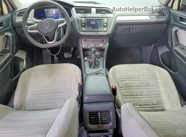 3VV1B7AX8NM130780 2022 VOLKSWAGEN TIGUAN White Dashboard view