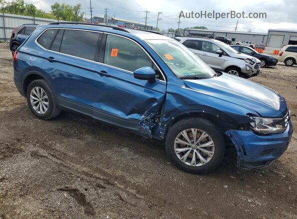 3VV2B7AX1KM140275 2019 VOLKSWAGEN TIGUAN Blue Delantero derecho