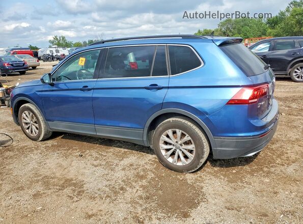 3VV2B7AX1KM140275 2019 VOLKSWAGEN TIGUAN Blue Trasero izquierdo