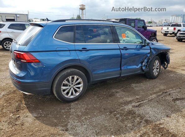 3VV2B7AX1KM140275 2019 VOLKSWAGEN TIGUAN Blue Trasero derecho