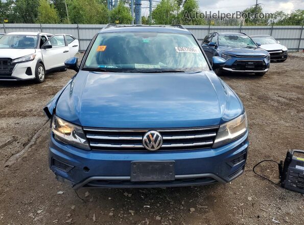 3VV2B7AX1KM140275 2019 VOLKSWAGEN TIGUAN Blue Vista frontal