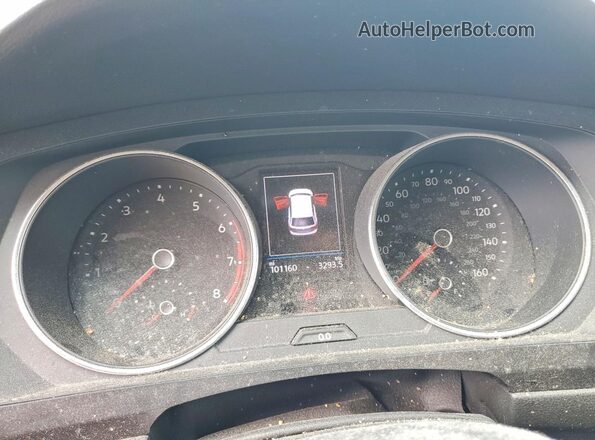 3VV2B7AX1KM140275 2019 VOLKSWAGEN TIGUAN Blue Vista del cuadro de instrumentos