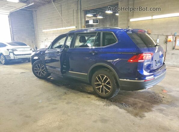 3VV2B7AX1MM003226 2021 VOLKSWAGEN TIGUAN Blue Trasero izquierdo
