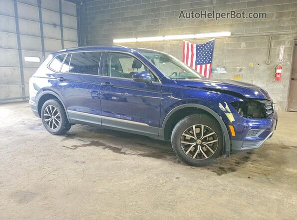 3VV2B7AX1MM003226 2021 VOLKSWAGEN TIGUAN Blue Delantero derecho