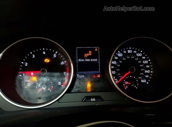 3VV2B7AX1MM003226 2021 VOLKSWAGEN TIGUAN Blue Vista del cuadro de instrumentos