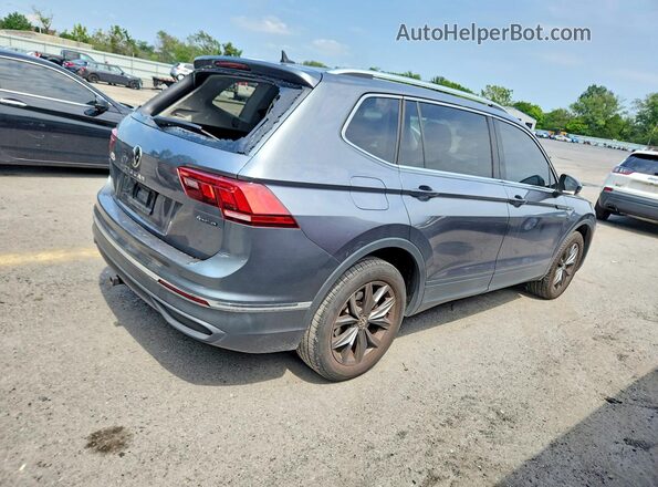 3VV2B7AX1NM115297 2022 VOLKSWAGEN TIGUAN Gray Rear right