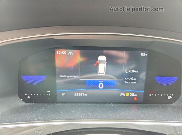 3VV2B7AX1NM115297 2022 VOLKSWAGEN TIGUAN Gray Instrument cluster view