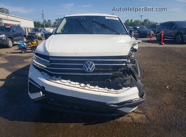 3VV2B7AX1NM129068 2022 VOLKSWAGEN TIGUAN White Դիմացի տեսք