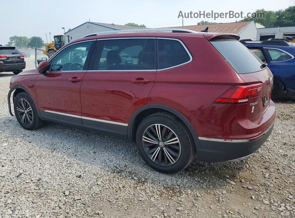 3VV2B7AX2JM160534 2018 VOLKSWAGEN TIGUAN Red Rear left