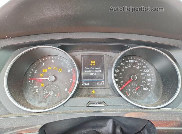 3VV2B7AX4MM120833 2021 VOLKSWAGEN TIGUAN Gray Vista del cuadro de instrumentos