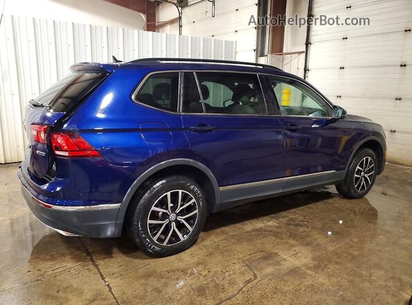 3VV2B7AX5MM027173 2021 VOLKSWAGEN TIGUAN Blue Trasero derecho