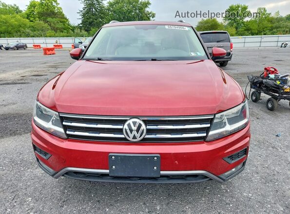 3VV2B7AX6JM014444 2018 VOLKSWAGEN TIGUAN Красный Вид спереди