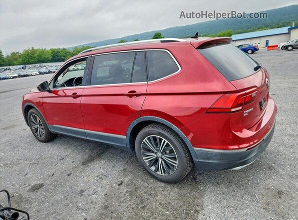 3VV2B7AX6JM014444 2018 VOLKSWAGEN TIGUAN Красный Задняя левая четверть