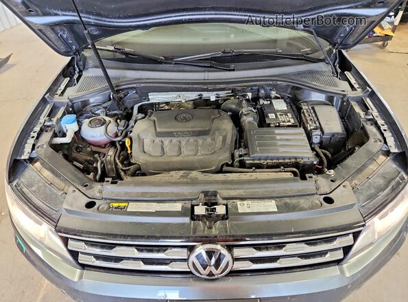 3VV2B7AX7KM198293 2019 VOLKSWAGEN TIGUAN Gray Engine compartment view