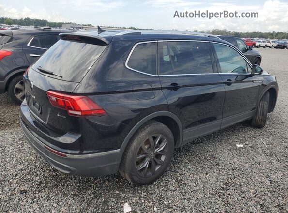3VV2B7AX8NM028075 2022 VOLKSWAGEN TIGUAN Черный Задняя правая четверть