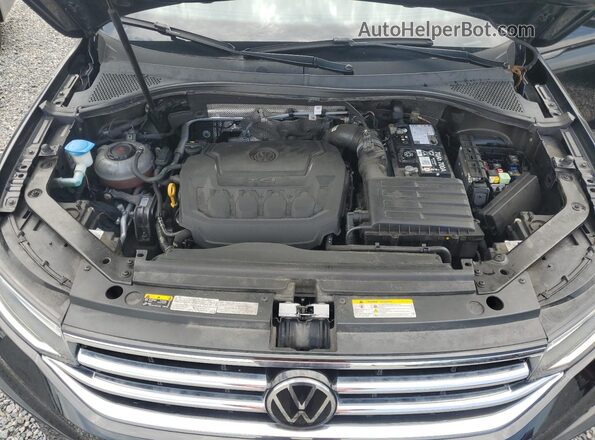 3VV2B7AX8NM028075 2022 VOLKSWAGEN TIGUAN Черный Вид задней части салона