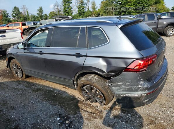 3VV2B7AX8NM049203 2022 VOLKSWAGEN TIGUAN Gray Rear left