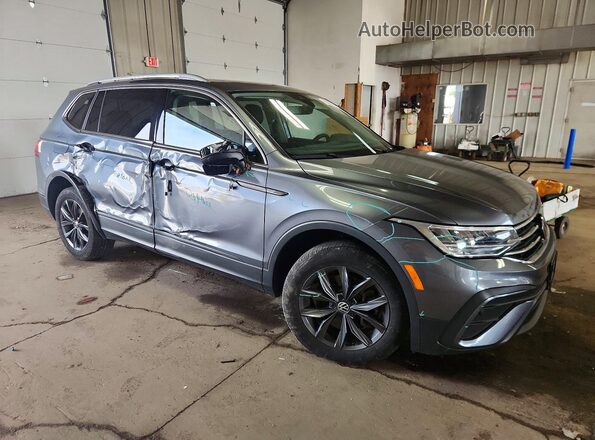3VV2B7AX9NM077902 2022 VOLKSWAGEN TIGUAN Gray Առջևի աջ
