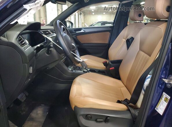 3VV2B7AX9NM135250 2022 VOLKSWAGEN TIGUAN Blue Սալոնի դիմացի տեսք