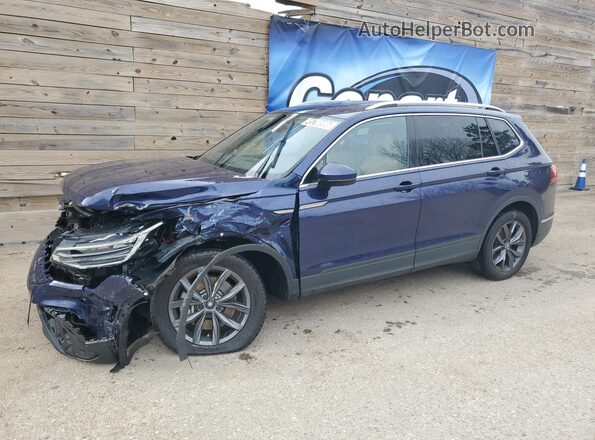 3VV2B7AX9NM135250 2022 VOLKSWAGEN TIGUAN Blue 