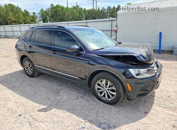 3VV3B7AX0JM049498 2018 VOLKSWAGEN TIGUAN Черный Передняя правая четверть