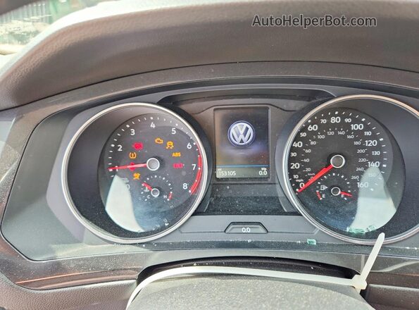 3VV3B7AX0JM049498 2018 VOLKSWAGEN TIGUAN Черный Вид щитка приборов
