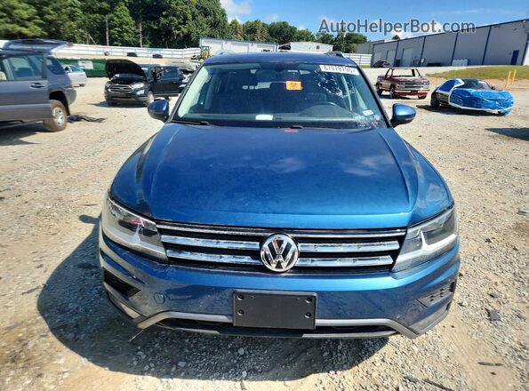 3VV3B7AX0JM077138 2018 VOLKSWAGEN TIGUAN Blue Դիմացի տեսք