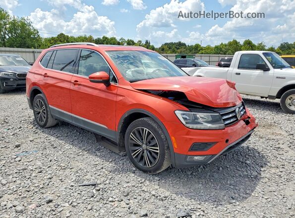 3VV3B7AX0JM081867 2018 VOLKSWAGEN TIGUAN Orange Przód prawy