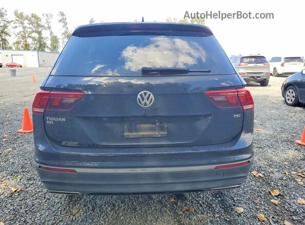 3VV3B7AX1JM083854 2018 VOLKSWAGEN TIGUAN Черный Вид сзади