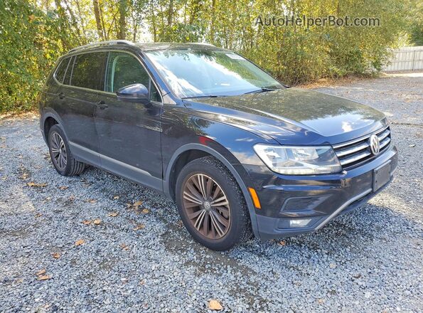 3VV3B7AX1JM083854 2018 VOLKSWAGEN TIGUAN Черный Передняя правая четверть